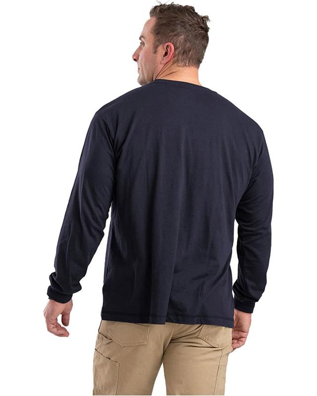 Tall Performance Long-Sleeve Pocket T-Shirt