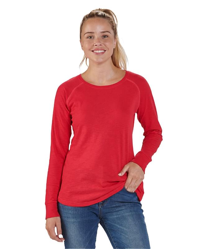 Ladies' Payton Preppy Patch Long-Sleeve T-Shirt