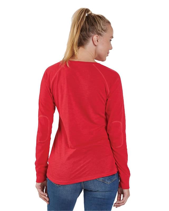 Ladies' Payton Preppy Patch Long-Sleeve T-Shirt