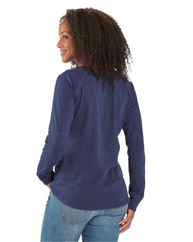 Ladies' Payton Preppy Patch Long-Sleeve T-Shirt