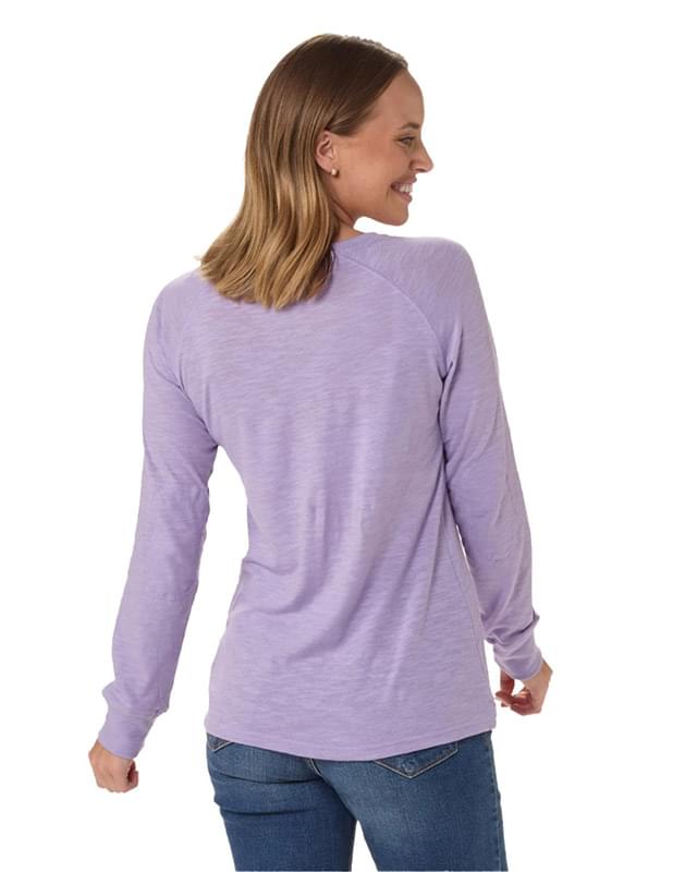 Ladies' Payton Preppy Patch Long-Sleeve T-Shirt