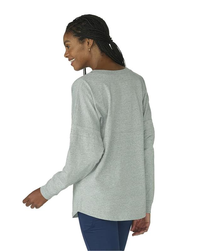 Ladies' Oversized Pom Pom Jersey Fleece