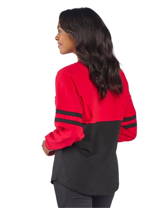 Ladies' Oversized Pom Pom Jersey Fleece