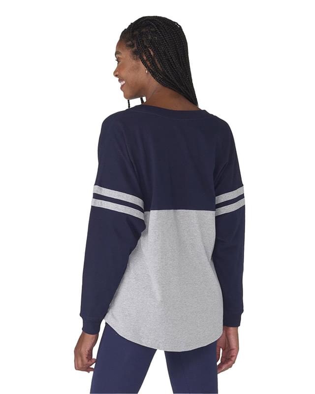 Ladies' Oversized Pom Pom Jersey Fleece