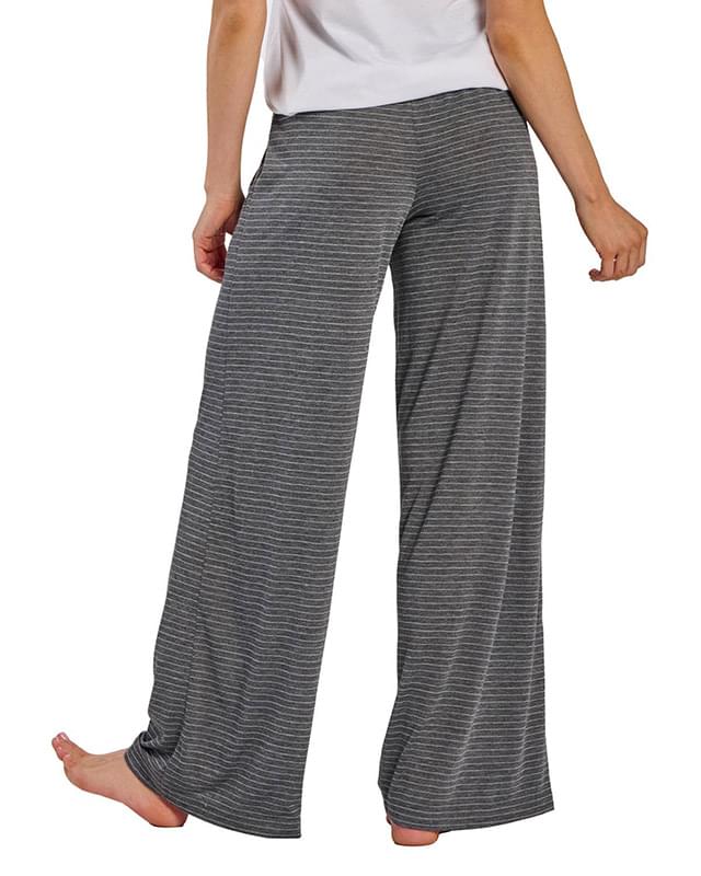 Ladies' Evelyn Stripe Wide Leg Pant