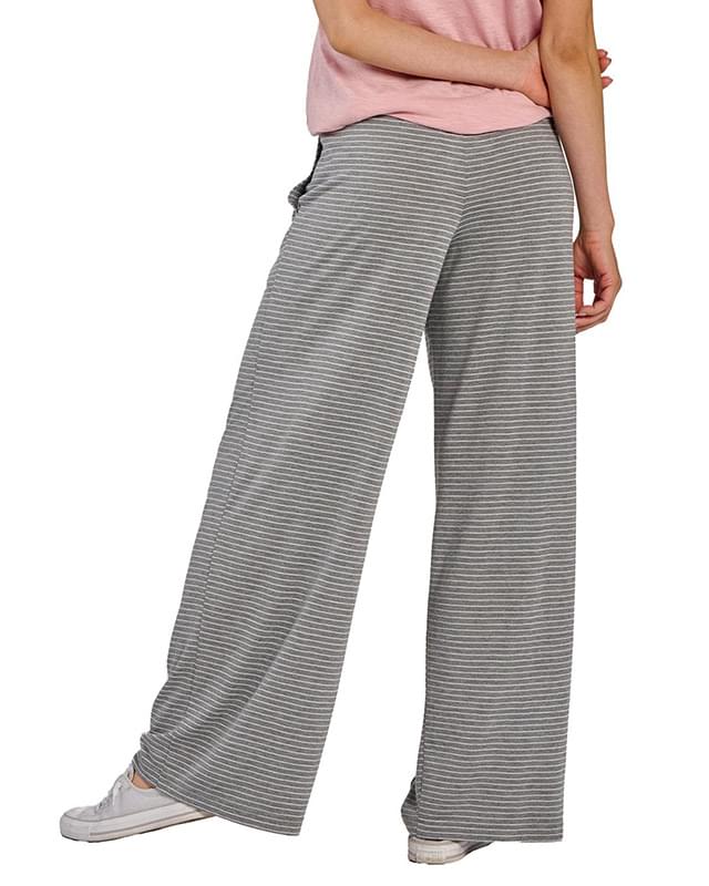 Ladies' Evelyn Stripe Wide Leg Pant