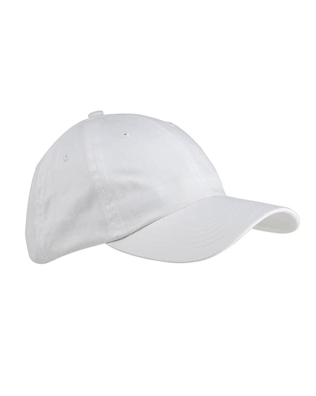 6-Panel Brushed Twill Unstructured Cap