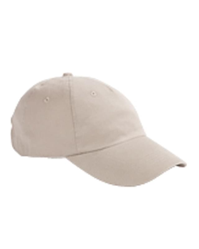 5-Panel Brushed Twill Unstructured Cap