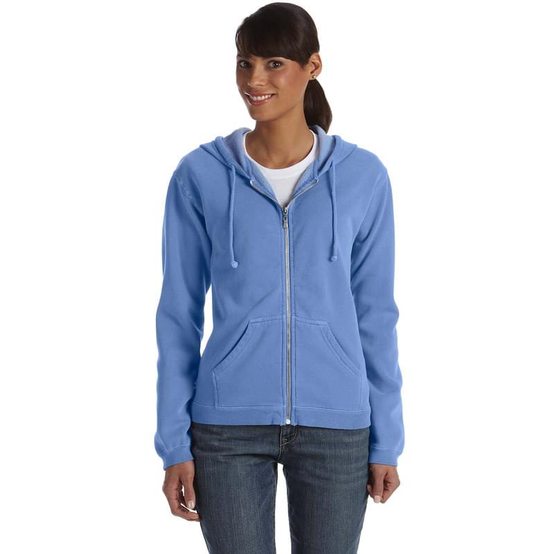 Ladies' 10 oz. Garment-Dyed Full-Zip Hood