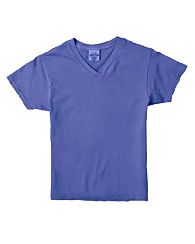 Ladies' 4.8 oz. Garment-Dyed V-Neck T-Shirt Ladies' 4.8 oz. Garment-Dyed V-Neck T-Shirt