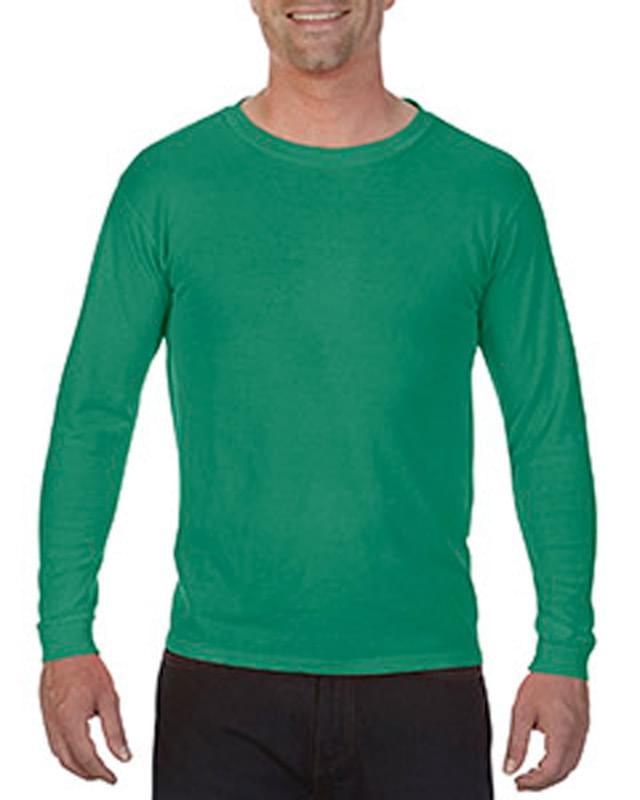 5.5 oz. Ringspun Garment-Dyed Long-Sleeve T-Shirt