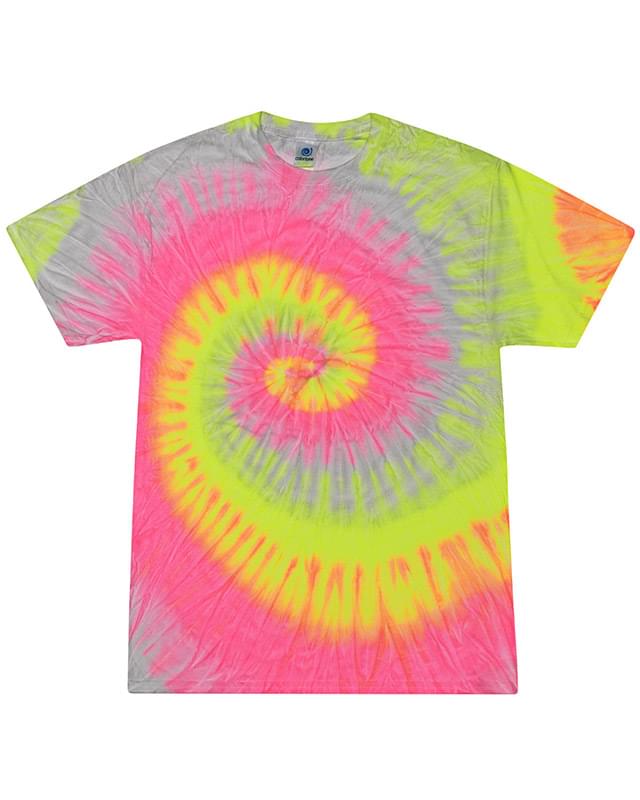 Tie-Dye CD100 Adult 5.4 oz., 100% Cotton T-Shirt 5XL Snow Cone