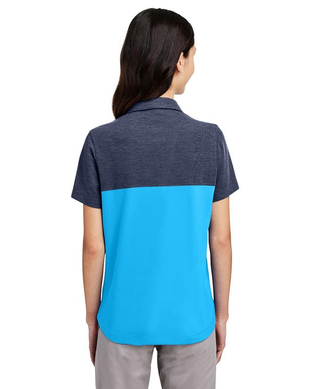 Ladies' Fusion ChromaSoft Colorblock Polo