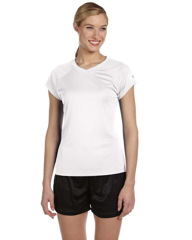 Double Dry? Ladies' 4.1 oz. V-Neck T-Shirt