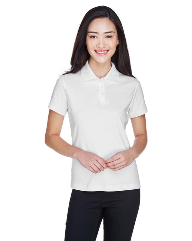 Ladies' Solid Perfect Pima Interlock Polo