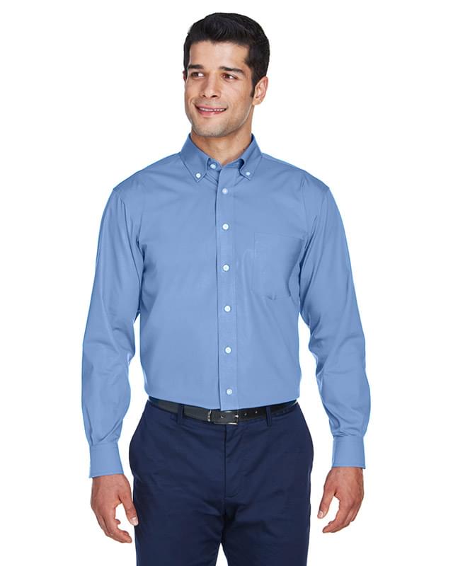 Men's Crown Collection Solid Oxford Woven Shirt