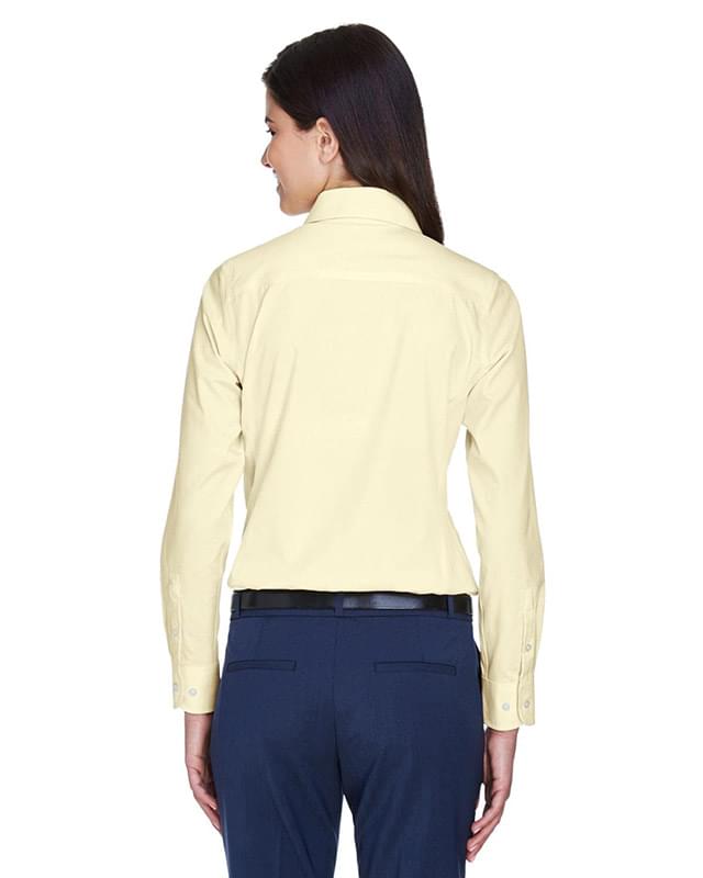 Ladies' Crown Collection Solid Oxford Woven Shirt