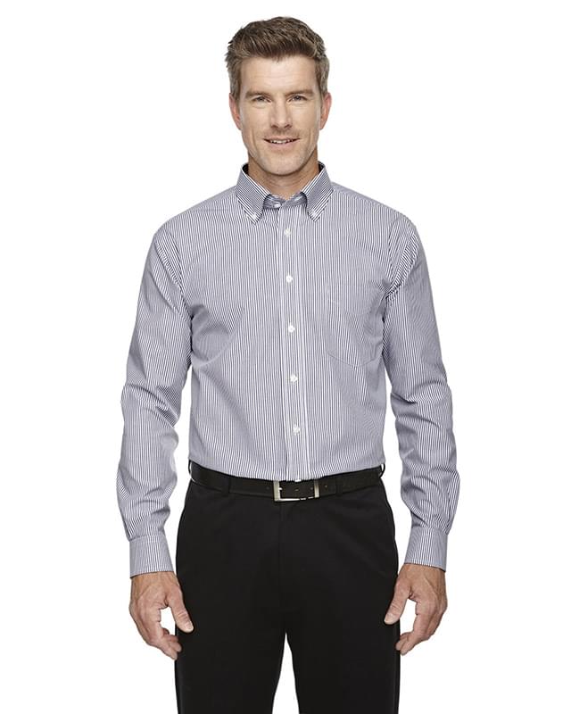 Men's Crown Collection Banker Stripe Woven Shirt