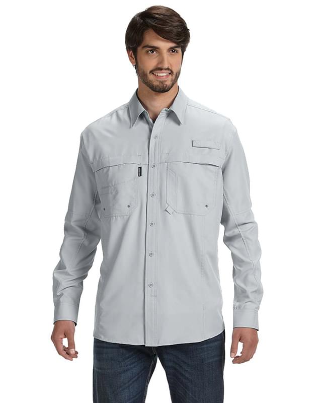 Men's 100% polyester Long-Sleeve Fishing Shirt Men's 100% polyester Long-Sleeve Fishing Shirt