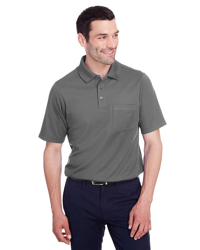 Men's CrownLux Performance Plaited Polo with Pocket