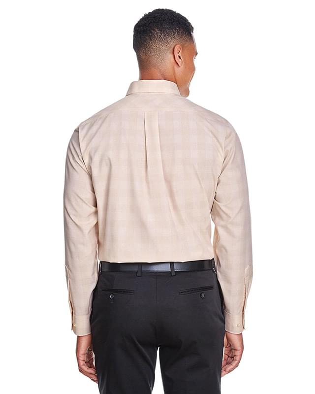 Men's Crown Collection Glen Plaid Woven Shirt