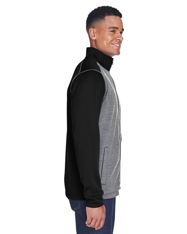 Men's Newbury Colorblock Mlange Fleece Full-Zip