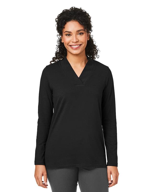 Ladies' Raleigh Shawl Collar Knit Top