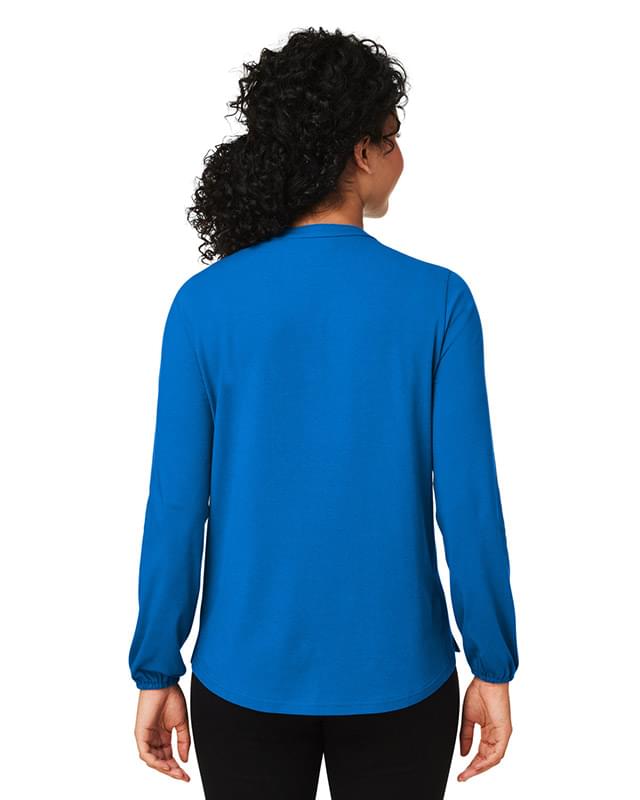 Ladies' Raleigh Half-Placket Knit Top