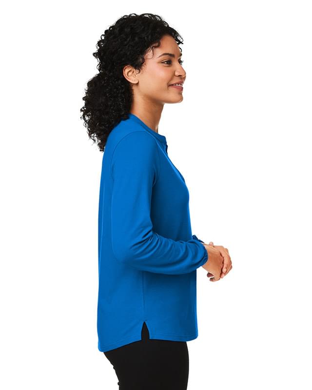 Ladies' Raleigh Half-Placket Knit Top