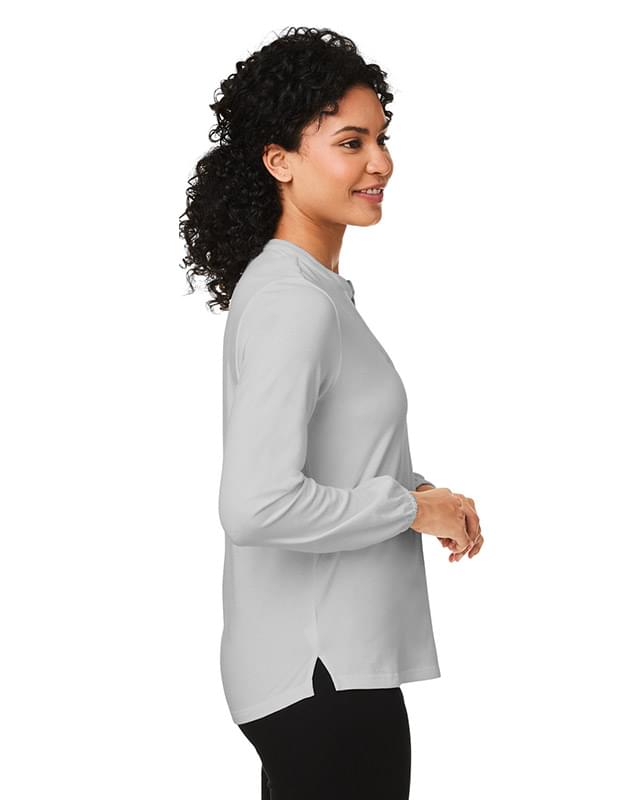 Ladies' Raleigh Half-Placket Knit Top