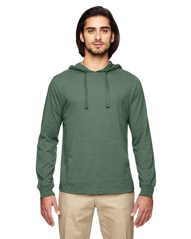 Unisex Eco Blend Long-Sleeve Pullover Hooded T-Shirt