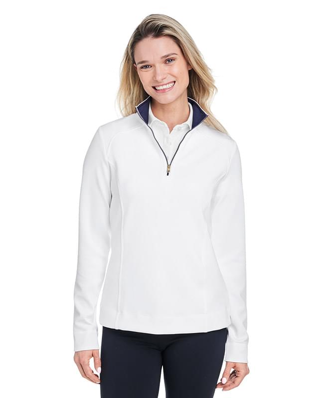 Ladies' Wells Quarter-Zip Tech Pullover