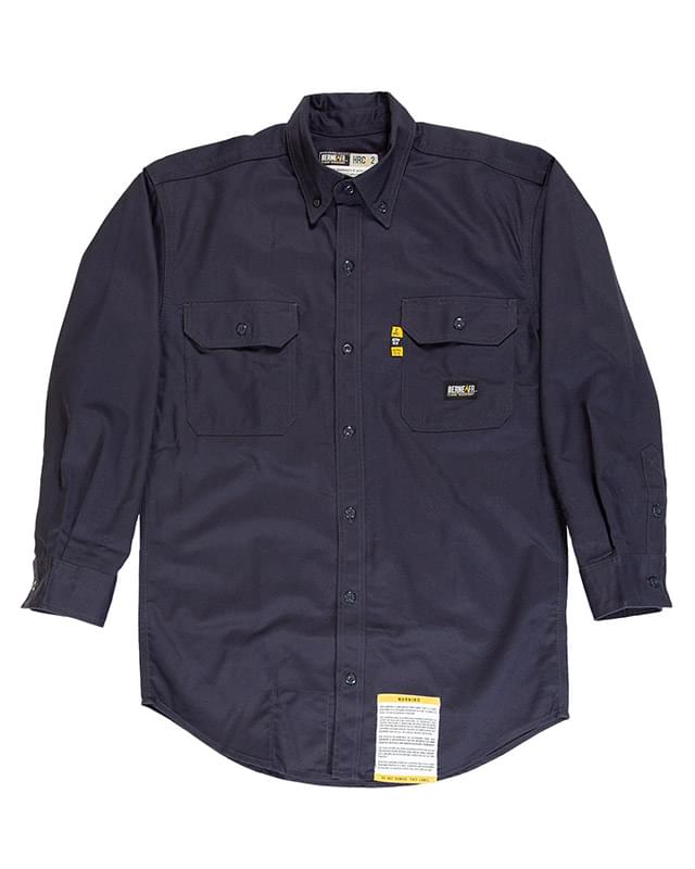 Men's Flame-Resistant Button-Down Work Shirt