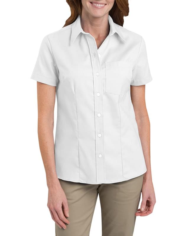 Ladies' Short-Sleeve Stretch Oxford Shirt