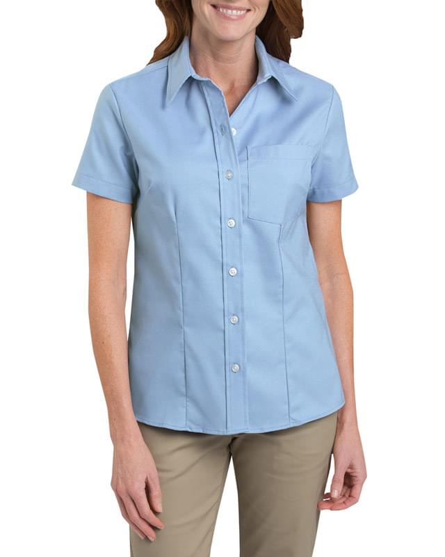 Ladies' Short-Sleeve Stretch Oxford Shirt