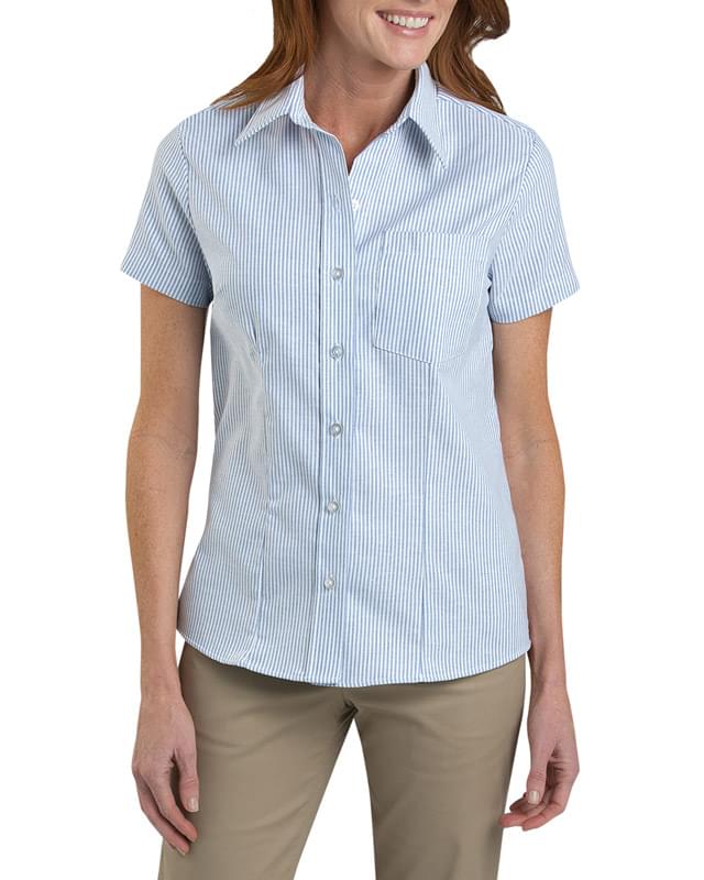 Ladies' Short-Sleeve Stretch Oxford Shirt