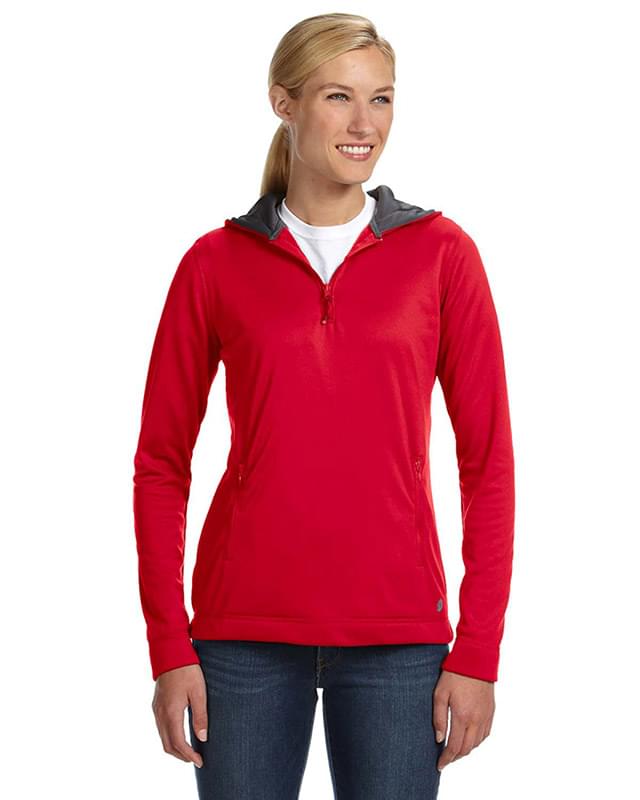 Ladies' Tech Fleece Quarter-Zip Pullover Hood