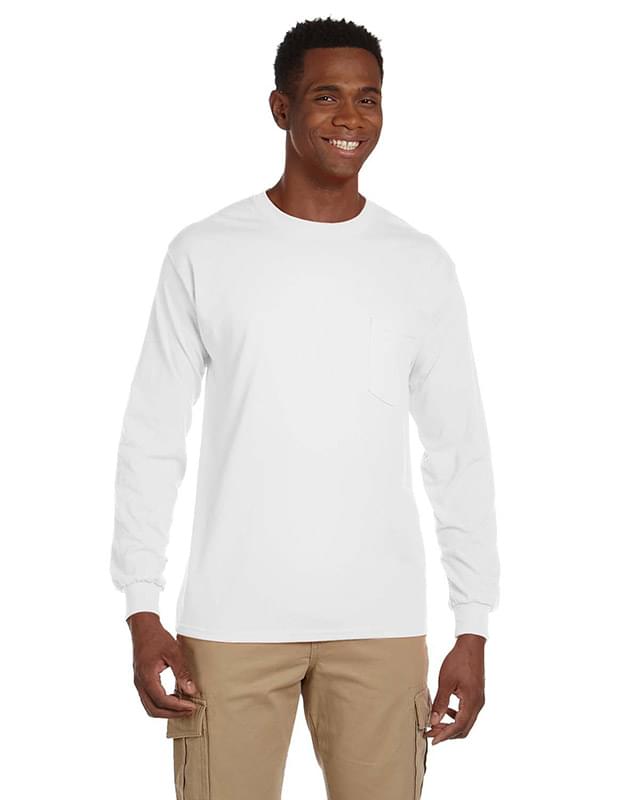 Adult Ultra Cotton Long-Sleeve Pocket T-Shirt