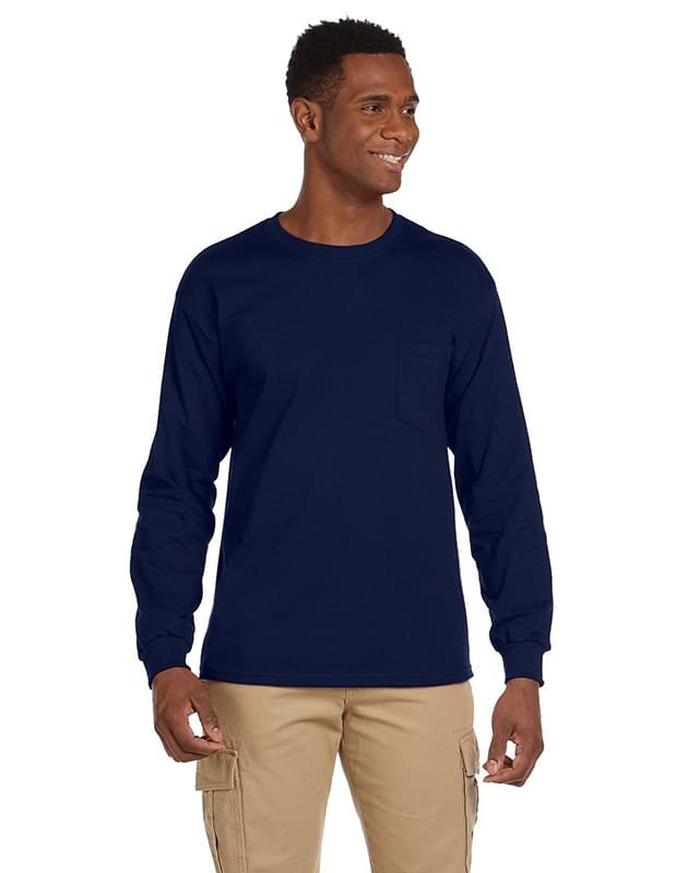 Adult Ultra Cotton Long-Sleeve Pocket T-Shirt