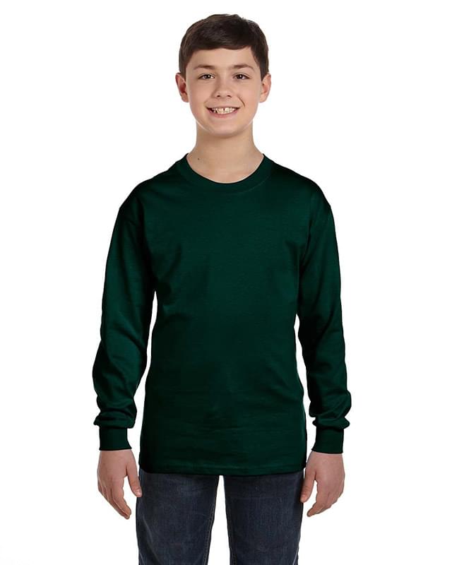 Youth Heavy Cotton Long-Sleeve T-Shirt