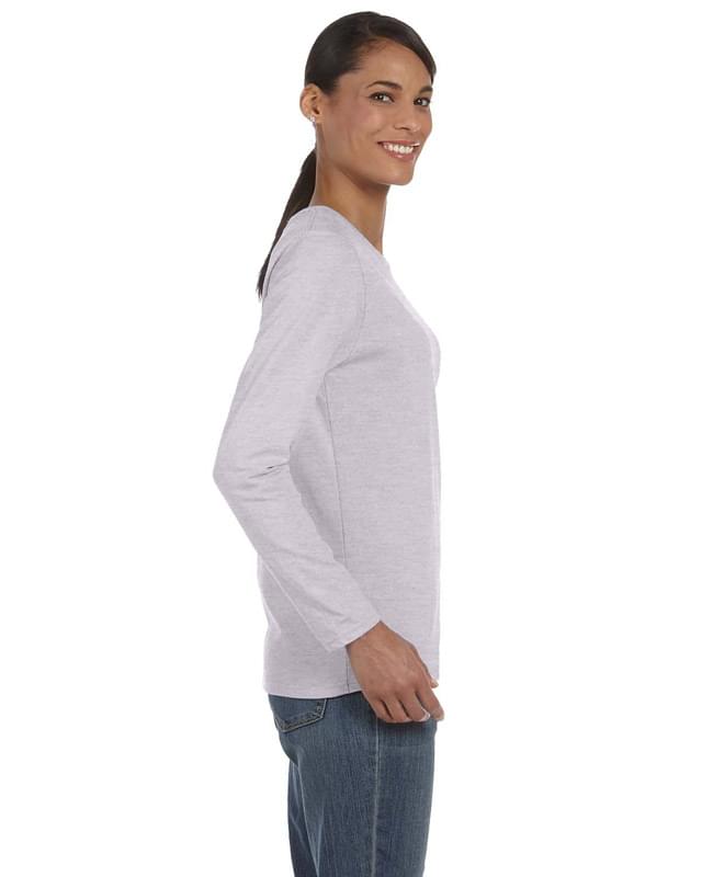 Ladies' Heavy Cotton Long-Sleeve T-Shirt