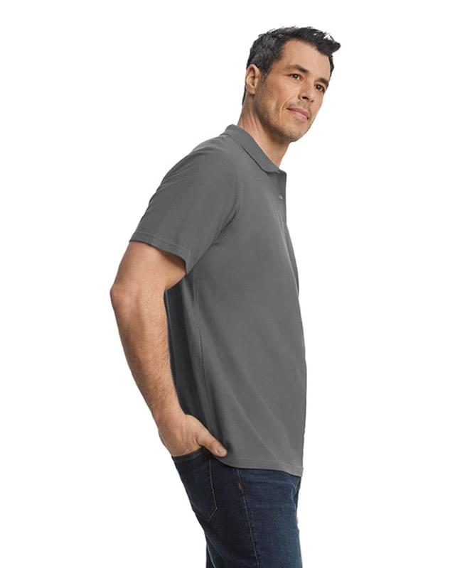 Men's Softstyle Double Pique Polo