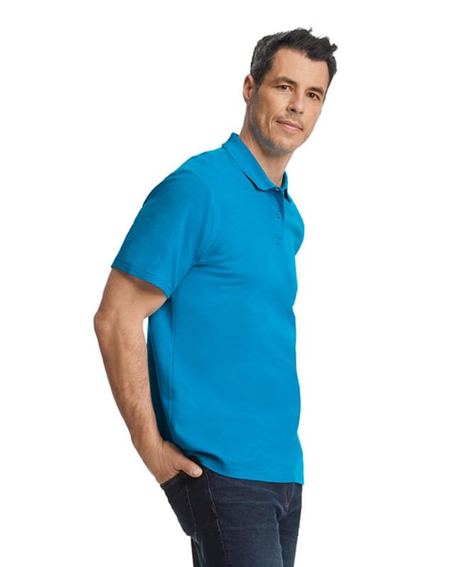 Men's Softstyle Double Pique Polo