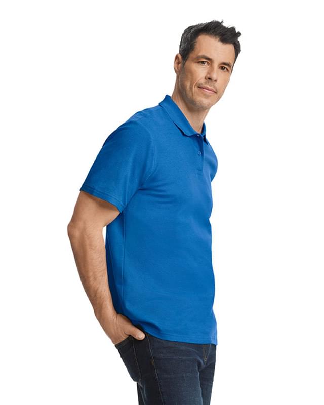 Men's Softstyle Double Pique Polo