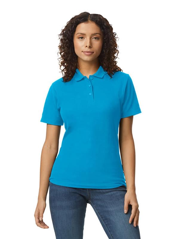 Ladies' Softstyle Double Pique Polo