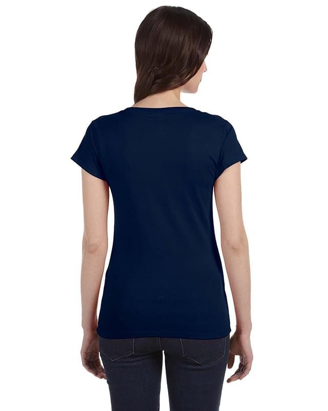 Ladies' SoftStyle Fitted V-Neck T-Shirt
