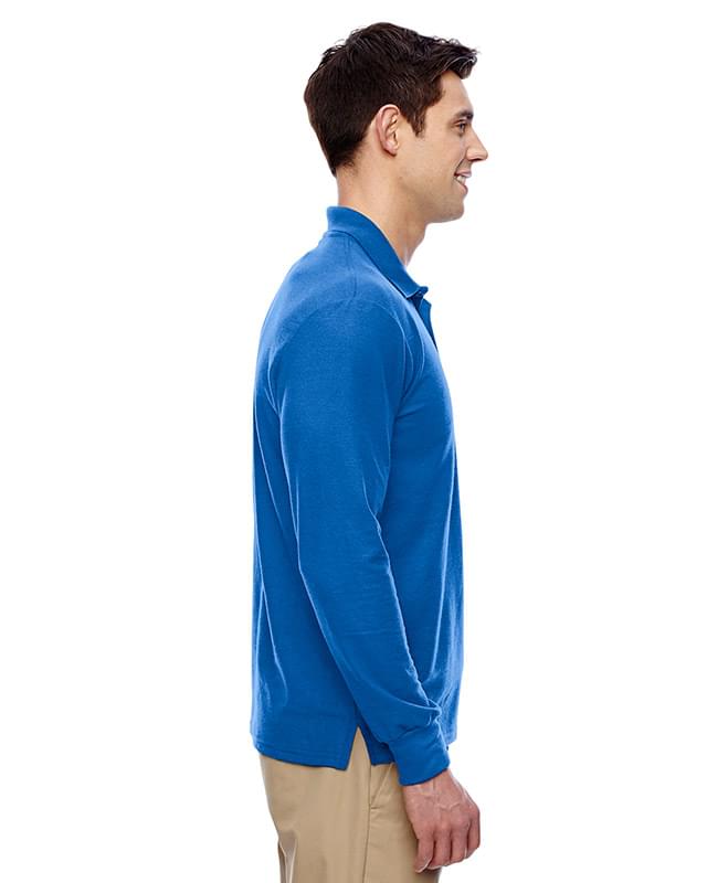 Adult Double Piqu Long-Sleeve Polo Adult Double Piqu Long-Sleeve Polo
