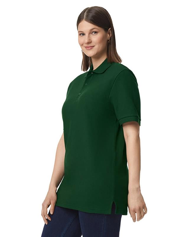 Unisex Midweight Double Pique Polo