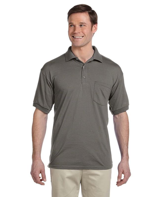 Adult 6 oz., 50/50 Jersey Polo with Pocket