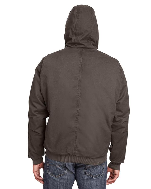 Men's Tall Heartland Washed Cotton Duck Hooded Jacket